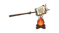 S'more Forms logo — papers being roasted over a campfire